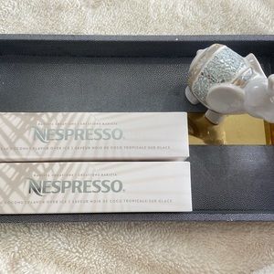 2 sleeves nespresso VL coconut flavor pods